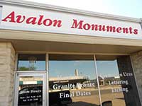 Avalon Monuments Store Front